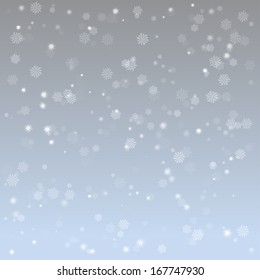 Illustration abstract snowflake background