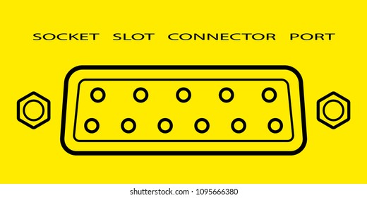 Illustration of the abstract socket connector