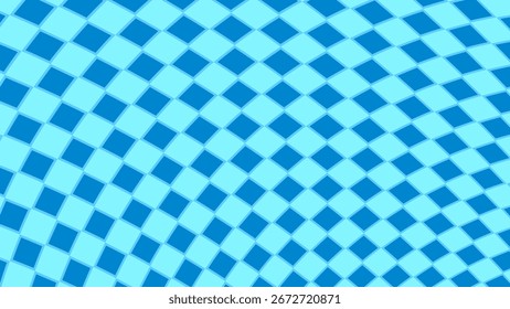 ILLUSTRATION ABSTRACT SQUARE DIAMOND BACKGROUND BLUE FLAT COLOR PATTERN OCTOBERFEST DESIGN VECTOR