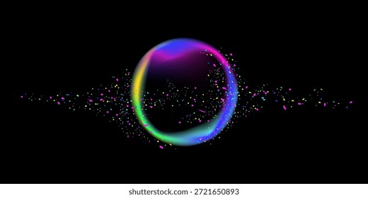 Illustration abstrakter Stream-Informationen. Generieren Sie Bild, Video aus Prompt Konzept. Big Data, Technologie, KI, Datentransfer, Datenfluss, generative KI, großes Sprachmodell, KI-Hintergrund
