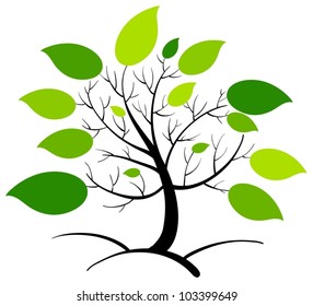 Illustration of an abstract tree