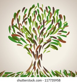 Illustration of abstract tree