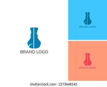 ILLUSTRATION ABSTRACT VASE LOGO DESIGN VECTOR