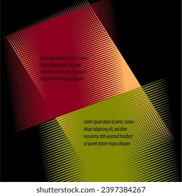 Illustration, abstract, vector, with explanatory text, logo, advertising, public relations, business