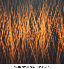 Illustration of Abstract Vector Fire. Motion Graphics Fire Flow Template