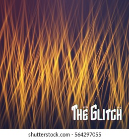 Illustration of Abstract Vector Fire. Motion Graphics Fire Flow Template
