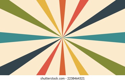 illustration abstract vintage retro groovy background colourful textured. vector illustration.