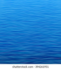 Illustration Abstract Water Background with Ripple. Water Waves Effects. Blue Underworld. Ocean or Sea Surface - Vector