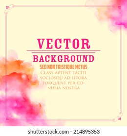 ilustración del fondo acuático abstracto en vector