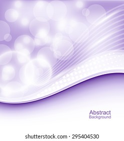 Illustration Abstract Wavy Background for Your Design - Vector