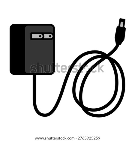 Illustration of an AC adapter