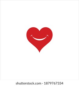 Illustration ace play card game smile concept sign logo design vector
