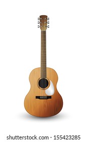 Illustration of a acoustic guitar