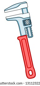 Illustration of the adjustable wrench tool