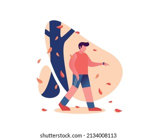 illustration of adventure flat design