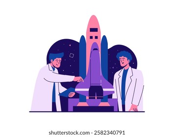 Illustration of an Aerospace Engineering