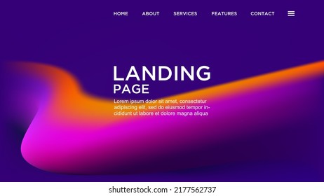 ILLUSTRATION AESTHETIC ABSTRACT COLORFUL PURPLE PINK ORANGE GRADIENT MESH TEMPLATE VECTOR BACKGROUND. GOOD FOR MODERN WALLPAPER ,COVER POSTER DESIGN