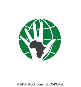 Illustration Africa Map Combined Hand Vector Stock Vector (Royalty Free ...