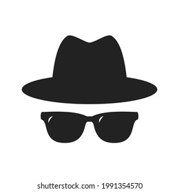 illustration of agent icon in flat style