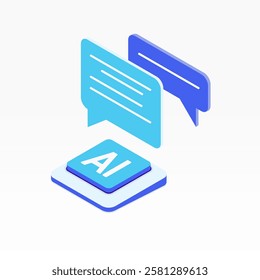 illustration AI button to generate content