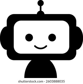 An illustration of an AI robot icon.