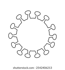 illustration of the AIDS virus 