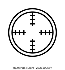ilustración del vector de icono de destino