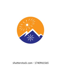 illustration air conditioning logo vector