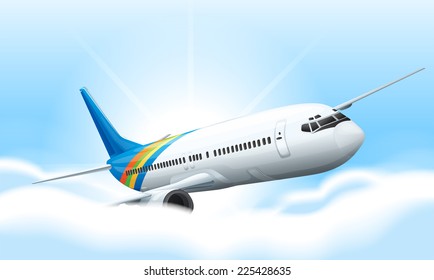 Illustration of an airplane