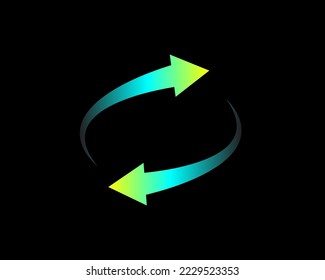 illustration of airplane. arrow design vector.