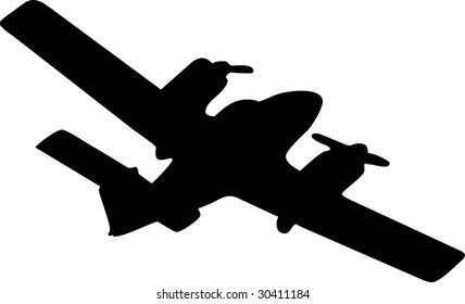 illustration of an airplane flying