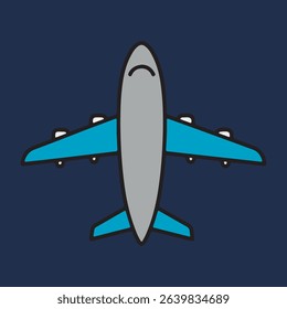 An illustration of an airplane flying gracefully through the sky, representing travel and adventure.