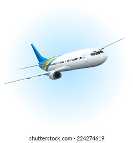 1,422 Cartoon airplane taking off Images, Stock Photos & Vectors ...