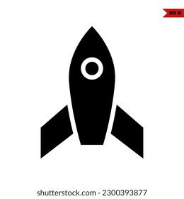 illustration of airplane mode glyph icon