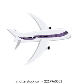 Illustration of airplane.Booking service or travel agency sign.Flight tickets.Jet plane  airplanes travel and vacation aircraft. Flight plane, airplane trip to airport or airline transportation.Vector