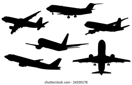 Illustration of airplanes