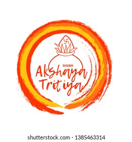 Illustration Of Akshaya Tritiya Festival Celebration Background.