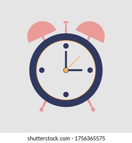 Ilustración de un reloj despertador
