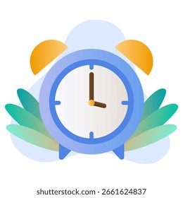 Illustration of Alarm Clock Alert