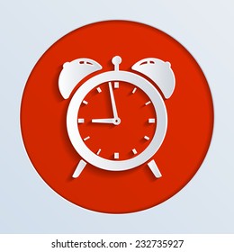 illustration of alarm clock ringing