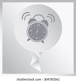 illustration of alarm clock ringing
