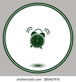 Illustration of alarm clock ringing