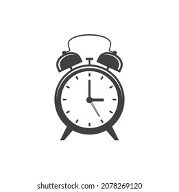 illustration of alarm clock, vector art.