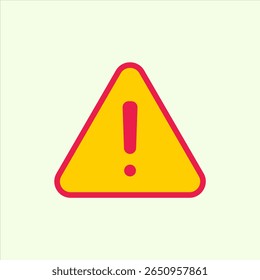 Illustration of a alert icon. icon related to design elements. suitable for web site, app, user interfaces,element, printable etc. flat icon style. simple vector design editable