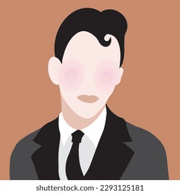 Illustration of Alex Turner a Rock Singer of Arctic Monkeys