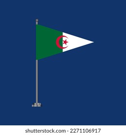 Illustration of Algeria flag Template