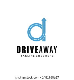 Illustration All the roads that must pass through to success on sign D logo design