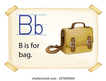 Illustration Alphabet B Bag Stock Vector (Royalty Free) 237690364 ...