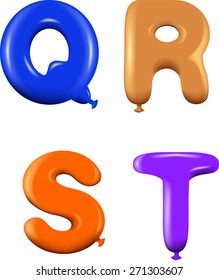 illustration alphabet full colour
