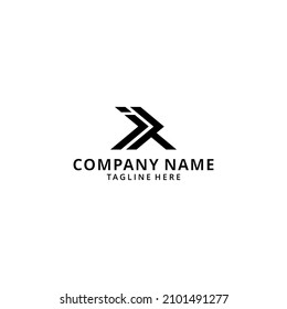 ilustración letras alfabéticas Iniciales logotipo de monograma IR, RI, I y R